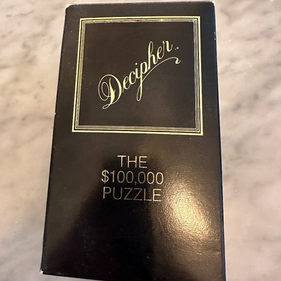 Vintage Decipher Jigsaw Puzzle, The $100,000 Puzzle, 2 Sided, 1st Edition, 1983 - Picture 3 of 10